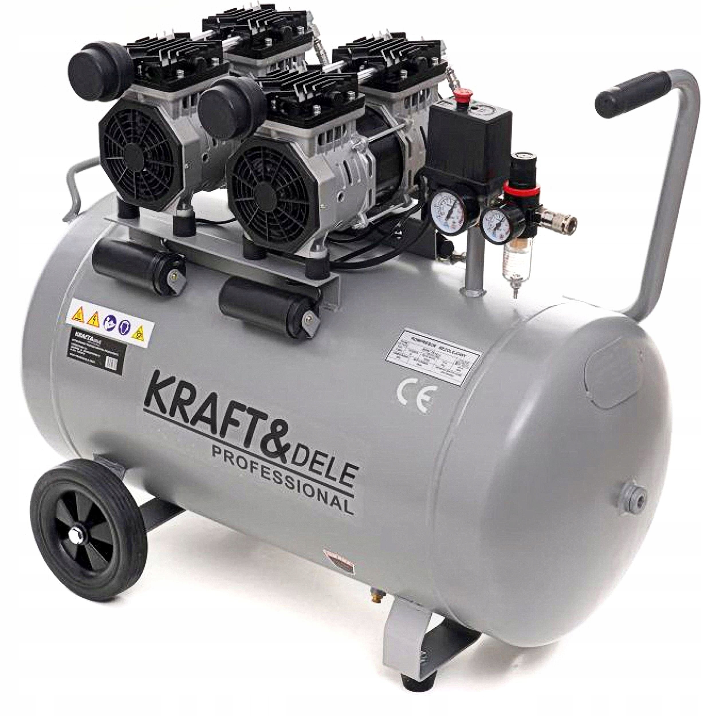 Kompresor bezolejový Kraft&Dele KD1392 100 l 8 bar